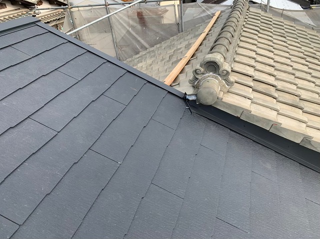 カラーベストで葺き替え